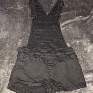 Black overalls